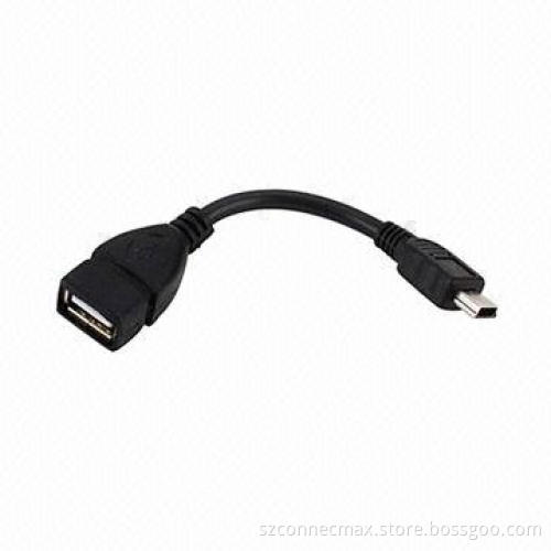 USB 5pin Otg Cable Host Sync Data for Tablet PC Smartphone